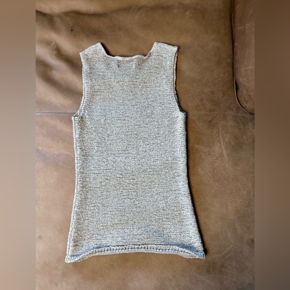CC Hughes Light Brown Knit Sweater Tank Top Women’s Size Small - Picture 5 of 5